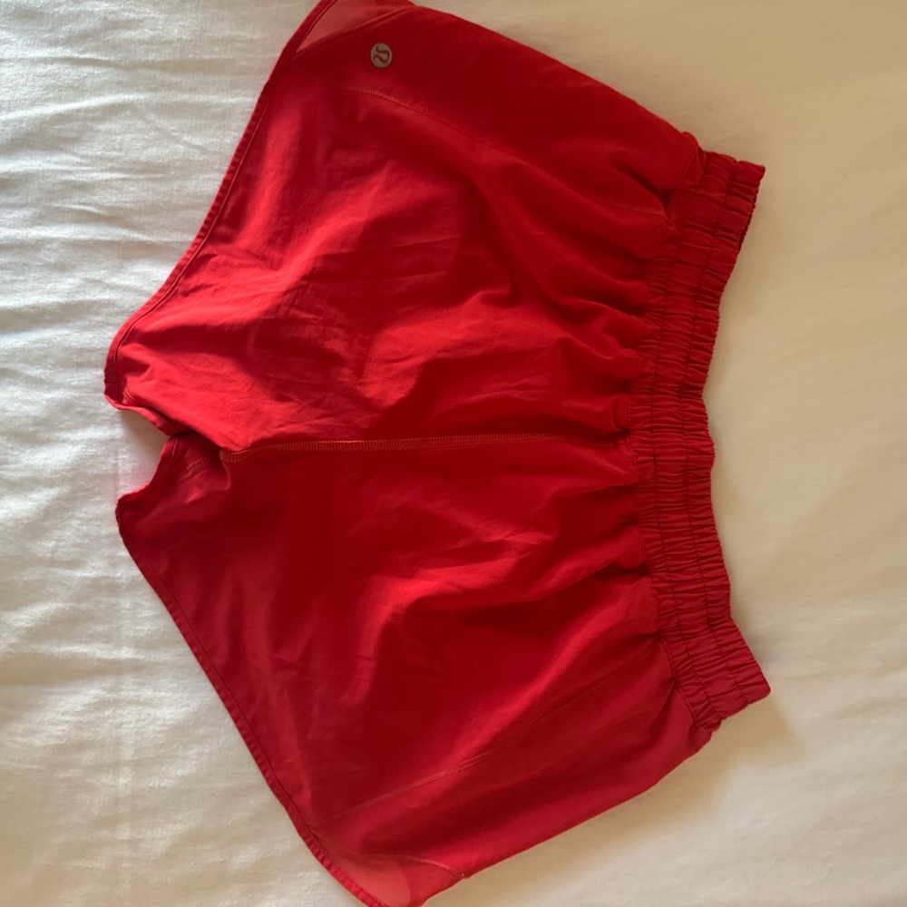 Lululemon Red Hotty Hot Shorts - Picture 3 of 3